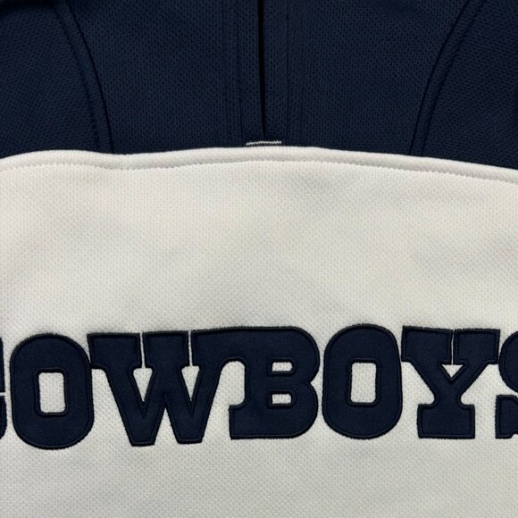 Embroidered Reebok NFL Dallas Cowboys Hoodie Sz L Football - Picture 2 of 9